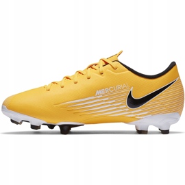 Calzado de fútbol Nike Mercurial Vapor 13 Academy FG / MG Junior AT8123 801 naranja amarillo 2