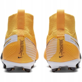 Zapatos de fútbol Nike Mercurial Superfly 7 Elite Fg Junior AT8034 801 amarillo amarillo 4
