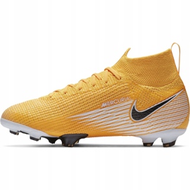 Zapatos de fútbol Nike Mercurial Superfly 7 Elite Fg Junior AT8034 801 amarillo amarillo 2