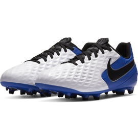 Zapatillas de fútbol Nike Tiempo Legend 8 Academy FG / MG Junior AT5732 104 azul 3