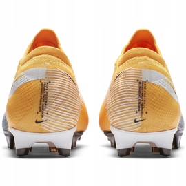 Zapatos de fútbol Nike Mercurial Vapor 13 Pro Fg AT7901 801 naranja amarillo 4