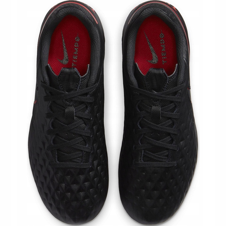 Zapatillas de fútbol Nike Tiempo Legend 8 Academy FG / MG Junior AT5732 060 negro negro 1