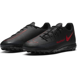 Zapatillas de fútbol Nike Phantom Gt Club Tf CK8469 060 negro negro 3