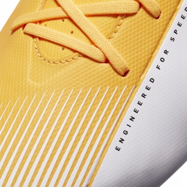 Zapatos de fútbol Nike Mercurial Vapor 13 Academy FG / MG AT5269 801 naranja amarillo 5