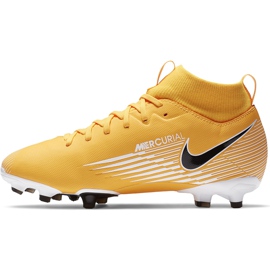 Calzado de fútbol Nike Mercurial Superfly 7 Academy FG / MG Junior AT8120 801 naranja 2