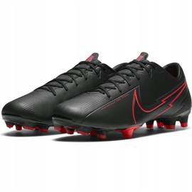 Zapatos de fútbol Nike Mercurial Vapor 13 Academy FG / MG AT5269 060 negro negro 3