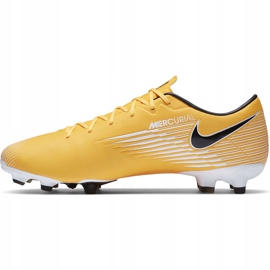 Zapatos de fútbol Nike Mercurial Vapor 13 Academy FG / MG AT5269 801 naranja amarillo 2