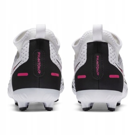 Zapatillas de fútbol Nike Phantom Gt Academy Df FG / MG Junior CW6694 160 blanco blanco 5