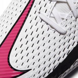 Zapatillas de fútbol Nike Phantom Gt Academy Df FG / MG Junior CW6694 160 blanco blanco 8