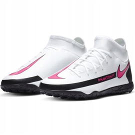 Calzado de fútbol Nike Phantom Gt Club Df Tf Junior CW6729 160 blanco blanco 3