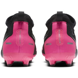 Zapatillas de fútbol Nike Phantom Gt Academy Df FG / MG Junior CW6694 006 negro negro 4