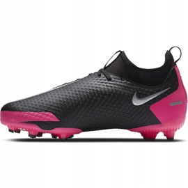 Zapatillas de fútbol Nike Phantom Gt Academy Df FG / MG Junior CW6694 006 negro negro 2