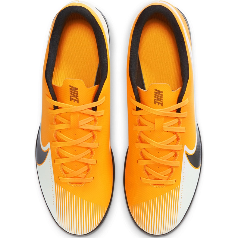 Zapatos de fútbol Nike Mercurial Vapor 13 Club Tf AT7999 801 naranja naranja 1