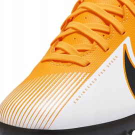 Zapatos de fútbol Nike Mercurial Vapor 13 Club Tf AT7999 801 naranja naranja 5