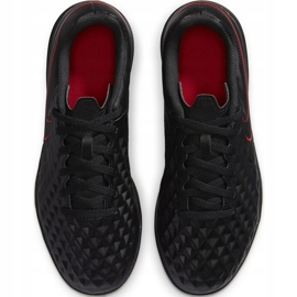 Botas de fútbol Nike Tiempo Legend 8 Club Tf Junior AT5883 060 negro, rojo negro 1