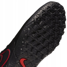 Botas de fútbol Nike Tiempo Legend 8 Club Tf Junior AT5883 060 negro, rojo negro 5