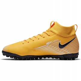 Calzado de fútbol Nike Mercurial Superfly 7 Academy Tf Junior AT8143 801 naranja amarillo 2