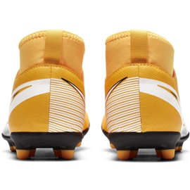 Zapatillas de fútbol Nike Mercurial Superfly 7 Club FG / MG Junior AT8150 801 naranja amarillo 4