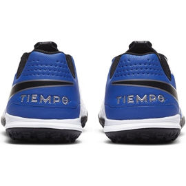 Calzado de fútbol Nike Tiempo Legend 8 Academy Tf Junior AT5736 104 azul blanco 4