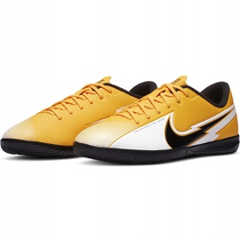 Calzado de fútbol Nike Mercurial Vapor 13 Academy Ic Junior AT8137 801 naranja amarillo 3