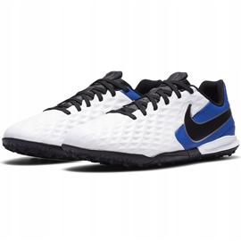Calzado de fútbol Nike Tiempo Legend 8 Academy Tf Junior AT5736 104 azul blanco 3