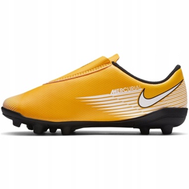 Zapatos de fútbol Nike Mercurial Vapor 13 Club Mg PS (V) Junior AT8162 801 naranja amarillo 2