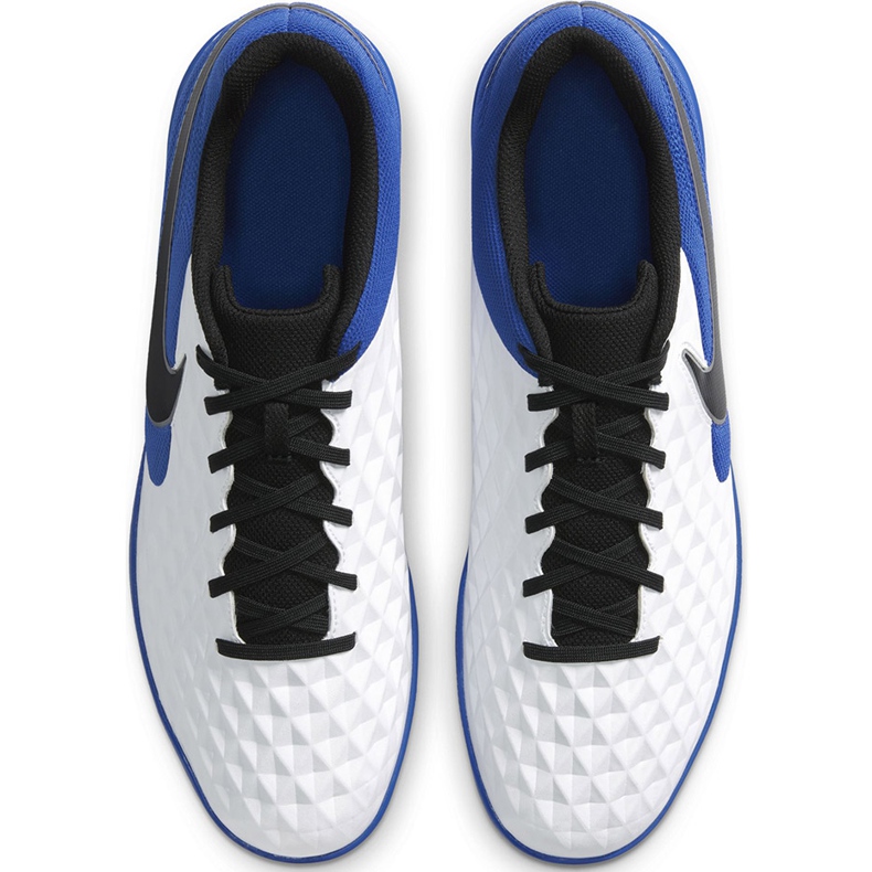 Botas de fútbol Nike Tiempo Legend 8 Club Ic AT6110 104 azul blanco 1
