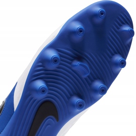 Zapatillas de fútbol Nike Tiempo Legend 8 Club FG / MG AT6107 104 azul blanco blanco 6