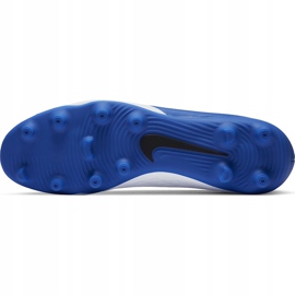 Zapatillas de fútbol Nike Tiempo Legend 8 Club FG / MG AT6107 104 azul blanco blanco 7