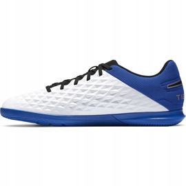 Botas de fútbol Nike Tiempo Legend 8 Club Ic AT6110 104 azul blanco 2