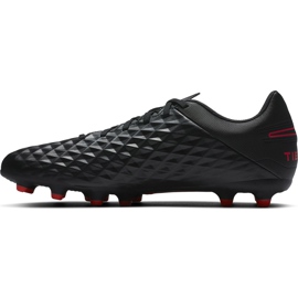 Zapatillas de fútbol Nike Tiempo Legend 8 Club FG / MG AT6107 060 negro negro 2