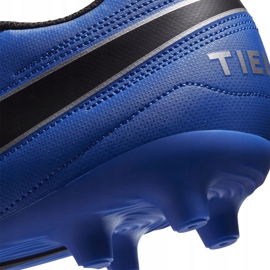 Zapatillas de fútbol Nike Tiempo Legend 8 Club FG / MG AT6107 104 azul blanco blanco 5