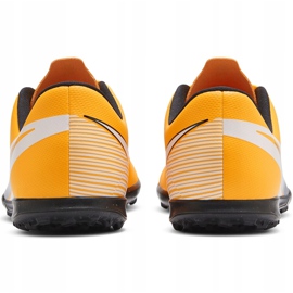 Zapatos de fútbol Nike Mercurial Vapor 13 Club Tf Junior AT8177 801 naranja amarillo 4
