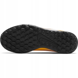 Zapatos de fútbol Nike Mercurial Vapor 13 Club Tf Junior AT8177 801 naranja amarillo 8