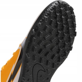 Zapatos de fútbol Nike Mercurial Vapor 13 Club Tf Junior AT8177 801 naranja amarillo 7