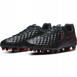 Zapatillas de fútbol Nike Tiempo Legend 8 Club FG / MG AT6107 060 negro negro 3