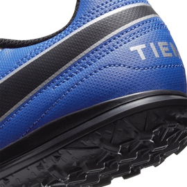 Botas de fútbol Nike Tiempo Legend 8 Club Tf Junior AT5883 104 azul blanco 6