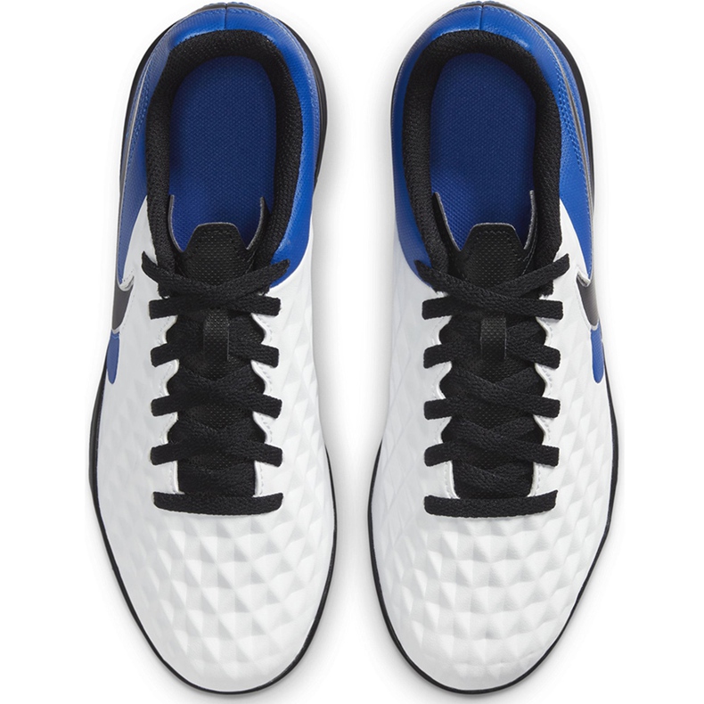 Botas de fútbol Nike Tiempo Legend 8 Club Tf Junior AT5883 104 azul blanco 1