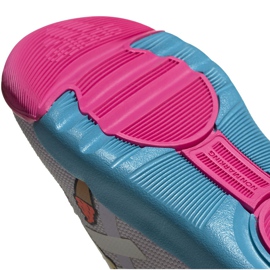 Zapatillas Adidas Active Play I para niños blanco-azul-rosa FW8395 violeta 5