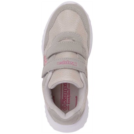 Zapatos para niños Kappa Cracker Ii K gris-rosa 260647K 1422 rosado 1