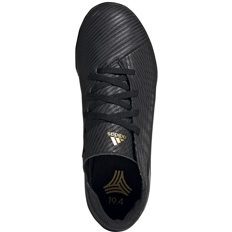 Botas de fútbol adidas Nemeziz 19.4 Tf Jr negras EG3313 para niños negro negro 1