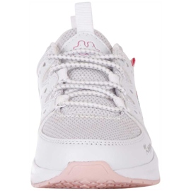 Zapatos infantiles Kappa Loretto K blanco y rosa 260791K 1022 rosado 3