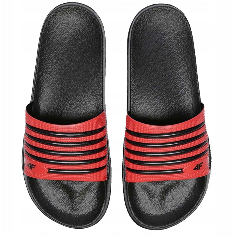 Pantuflas de hombre 4F rojo H4L20 KLM001 62S negro 1