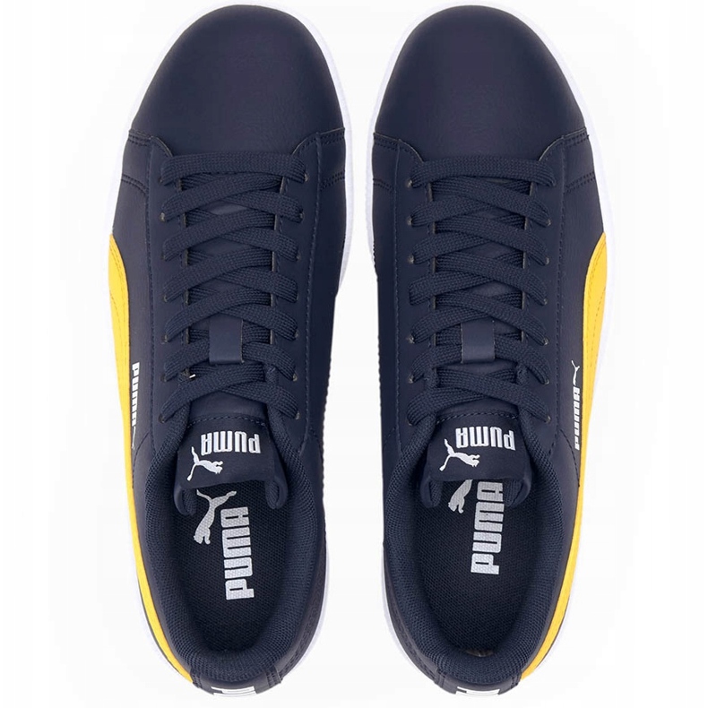 Zapatillas Puma Up para niños azul marino 373600 08 amarillo 2