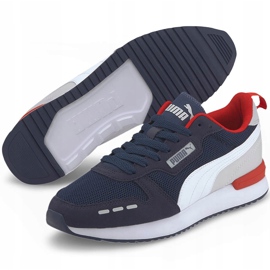 Zapatillas de hombres Puma R78 azul marino-blanco-gris-rojo 373117 24 multicolor 2