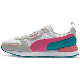 Zapatillas de mujeres Puma R78 blanco-beige-rosa-turquesa 373117 12 rosado multicolor 2
