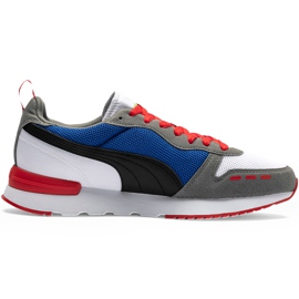 Zapatillas de hombres Puma R78 blanco-azul-rojo-negro 373117 10 azul marino gris 1