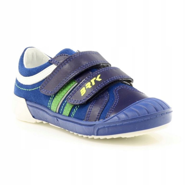 Zapatos niño Bartek 65498 azul marino blanco verde 1