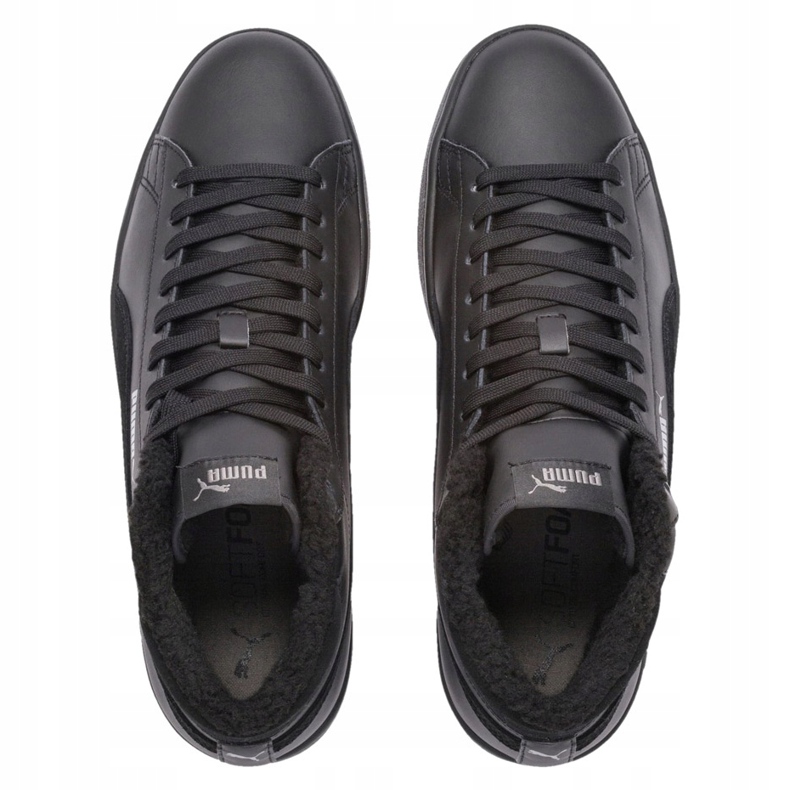 Zapatillas hombre Puma Smash v2 Mid Wtr negras 367338 03 negro 1