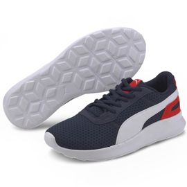 Zapatos Puma St Activate 369069 13 blanco rojo azul marino 3